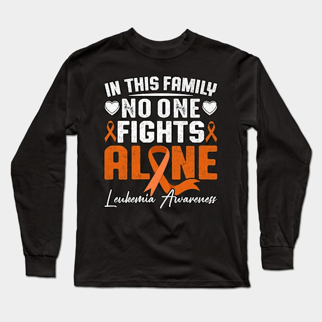 In This Family No One Fights Alone Long Sleeve T-Shirt by Epsilon99